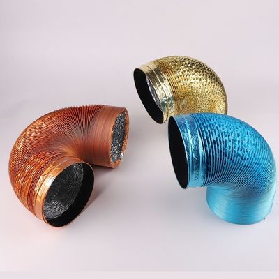 기계적 수명 3 년 흰색 100MM 공기 반 딱딱 8 인치 반 딱딱 알루미늄 유연한 UV 관통 파이프