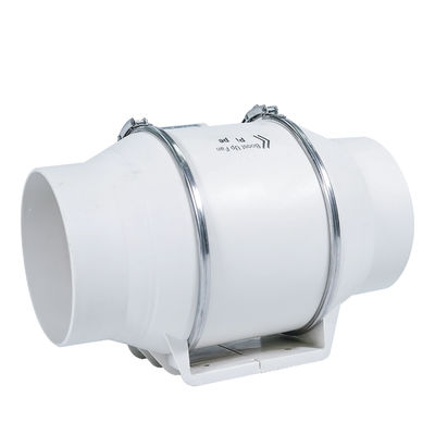 OEM 맞춤형 100-150mm Hydroponics 조용한 혼합 흐름 배기가스 원심 직선 유관 팬