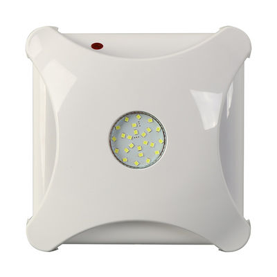 6인치/150mm 평면 플라스틱 배기 팬 LED 라이트 벽에 장착 된 공기 흐름 248-840 흰색