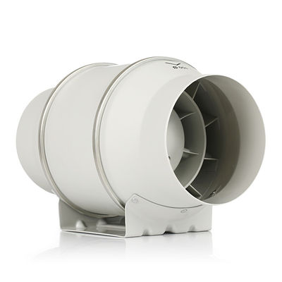 125mm 저소음 혼합 공기 흐름 조용한 플라스틱 디자인과 중앙 분기 환기 팬