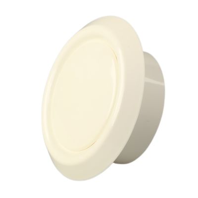 백색 플라스틱 100-150mm 질량 HVAC 공기 배기가스 / 공급 유출구 공중 관통 OEM / ODM 설계