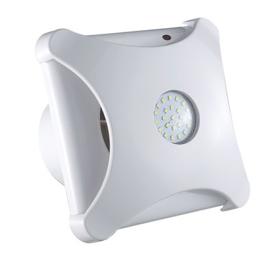 벽 팬 100-150mm 4 6 인치 220V/110V 셔터 환기 추출 팬 LED 조명 및 플라스틱 블레이드