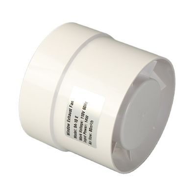 100mm125mm 욕실 추출기 AC 벽 팬 Aixal 팬 듀얼 볼 베어링 공기 추출기 팬