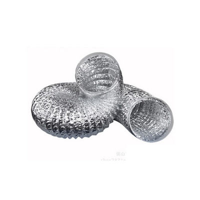 플렉서블 도크트 냉동 공기 흡입 파이프 HVAC 시스템 8 인치 알루미늄 엽 플라스틱 블레이드