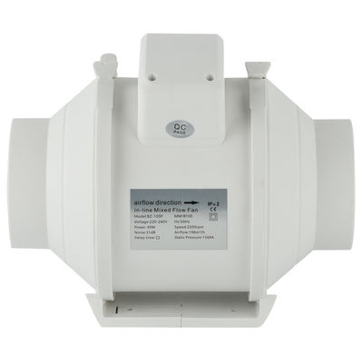 플라스틱 EC 환기 시스템 튜트 팬 150mm 8인치 벽 팬 장착 고속