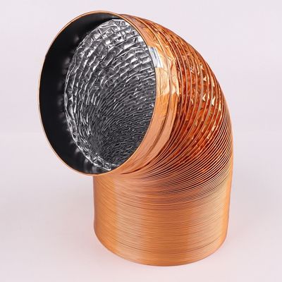 전통적인 100MM 125MM 공기 반 딱딱 8 인치 반 딱딱 알루미늄 유연 튜브