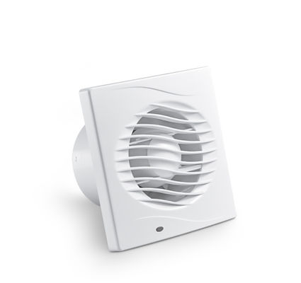 2. OEM/ODM LED 라이트와 함께 플라스틱 4 6 인치 사각형 환기 부엌 배기가스 팬