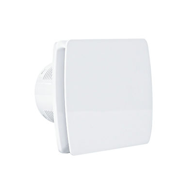 벽에 장착 된 셔터 환기 공기 추출기 팬 LED 조명 100-150mm 흰색 240V