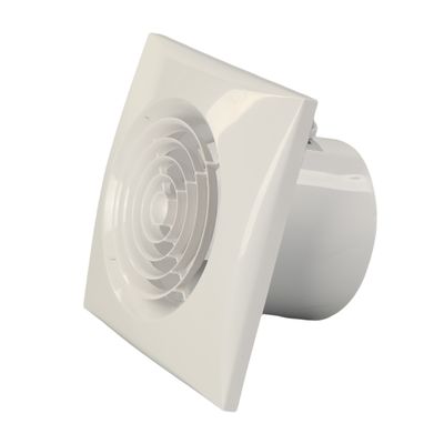 100mm 욕실 울트라 시끄러운 환기 팬 LED 라이트 벽에 장착 된 배기가스 팬
