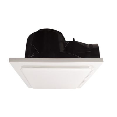 10W LED 라이트와 함께 대형 욕실 천장 장착 플라스틱 조용 유리 창문 전기 공기 추출기 팬