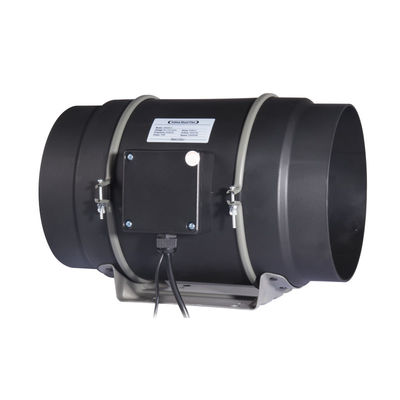 앱 와이파이 스마트 온도 컨트롤러와 함께 8 인치 200mm 튜트 팬 배기가스 블로어 인라인 튜트 팬