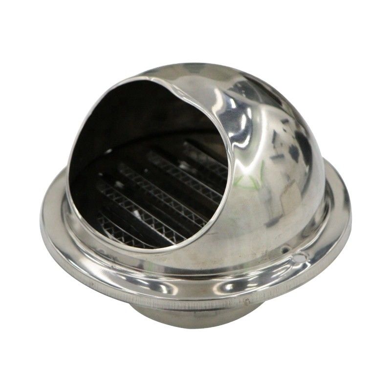 125MM 스테인리스 스틸 둥근 Vent 커버 벽 팬을위한 플라스틱 반 딱딱 유연 도관