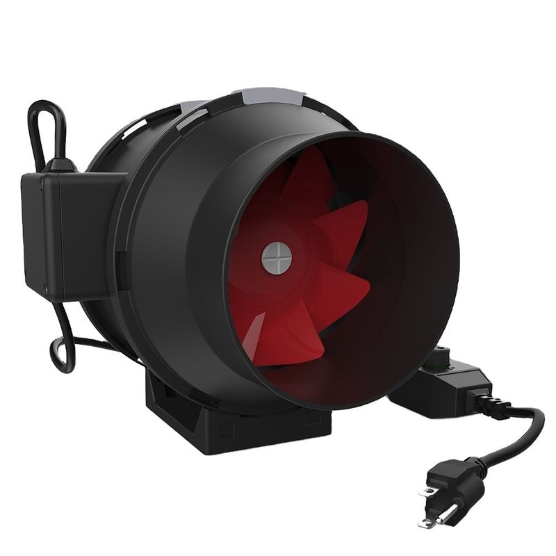 HVAC용 125mm 튜트 팬 맞춤형 OEM 지원 침묵 인라인 플라스틱 혼합 흐름