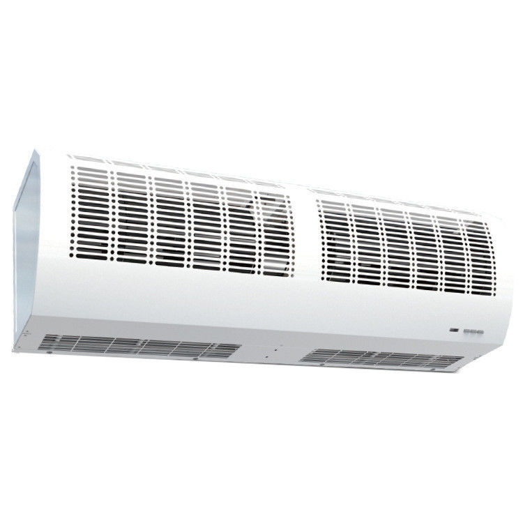 벽에 장착 된 흰색 공기 커튼 문 220V 230V 낮은 소음 팬 속도 11m/s