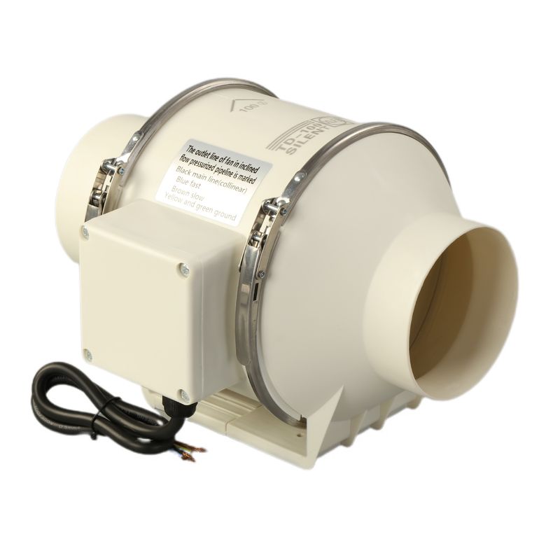 플라스틱 EC 환기 시스템 튜트 팬 150mm 8인치 벽 팬 장착 고속