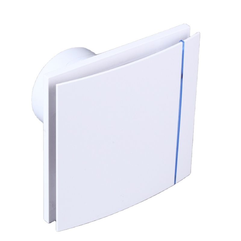 2. OEM/ODM LED 라이트와 함께 플라스틱 4 6 인치 사각형 환기 부엌 배기가스 팬