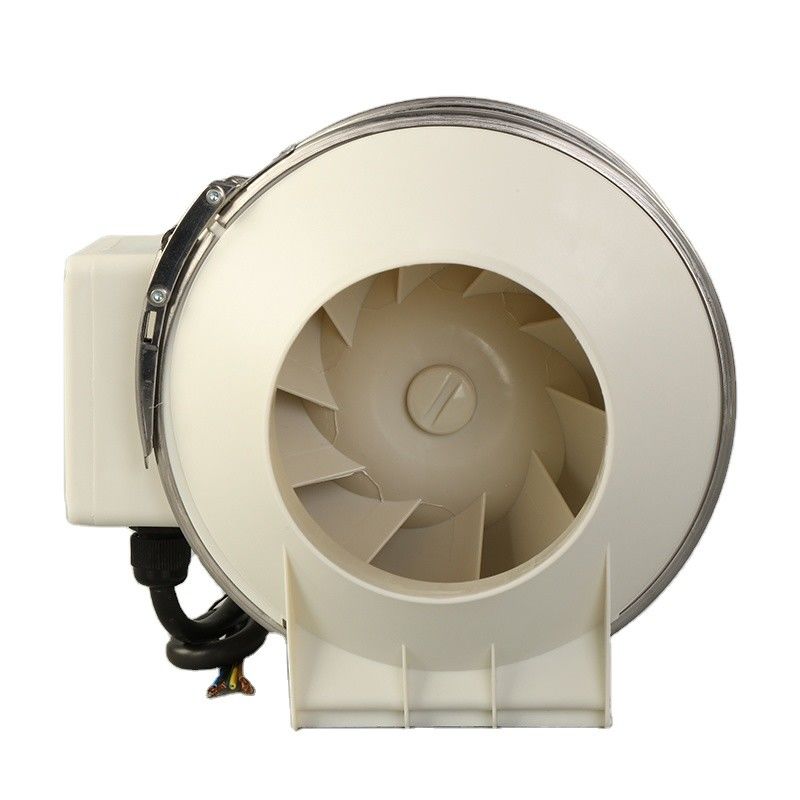 220V 4인치 6인치 8인치 200mm 공기관 환기 혼합 흐름 직선관 팬