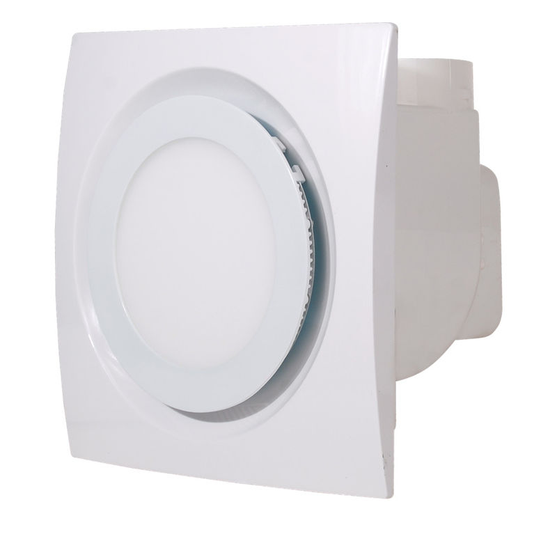 홈 220V 4 6 인치 조용한 높은 공기 흐름 LED 라이트 벽에 장착 된 튜트 공기 추출 팬